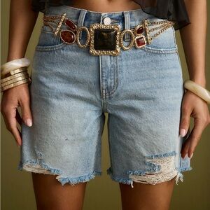 12th Tribe Soleil Statement Stone Gold Chain Belt